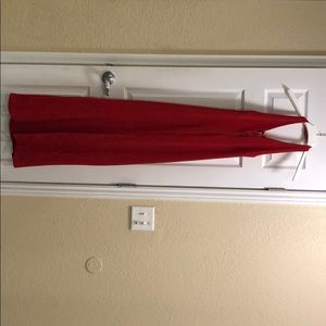 Backless Red Formal Dress
